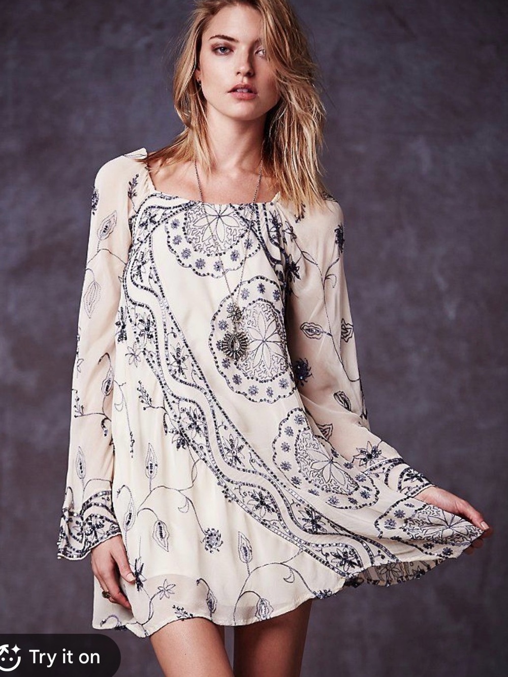 NWT Free People Party Embellished Mini size 2 $350MSRP